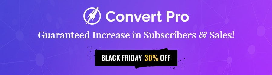 Convert Pro - 30% Off Black Friday