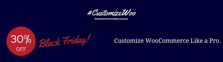 CustomizeWoo - 30% off