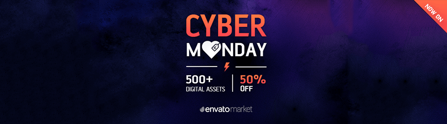 Envato - 50% off Black Friday / Cyber Monday