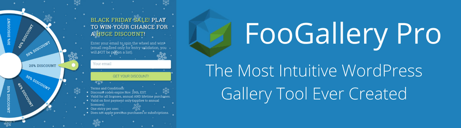 FooGallery Pro - 50% off