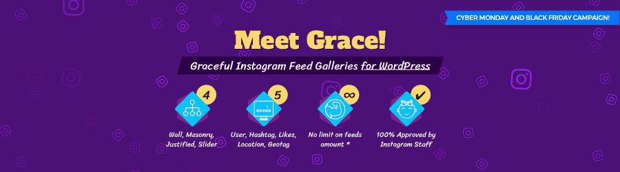 Grace Instagram Feed Gallery - 50% off Black Friday