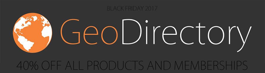 GeoDirectory - 40% Off Black Friday