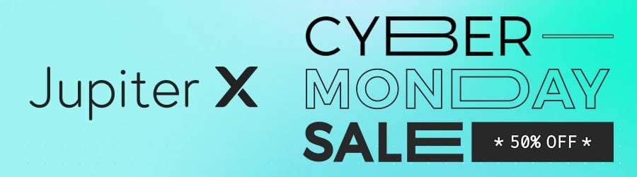 Jupiter X WP theme - 50% off