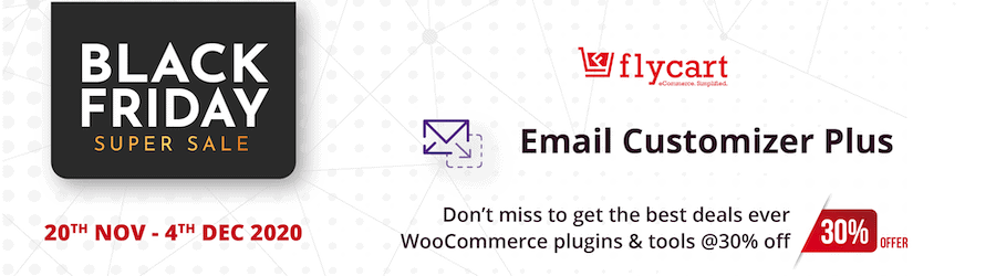 Email Customizer Plus for WooCommerce - 30% off