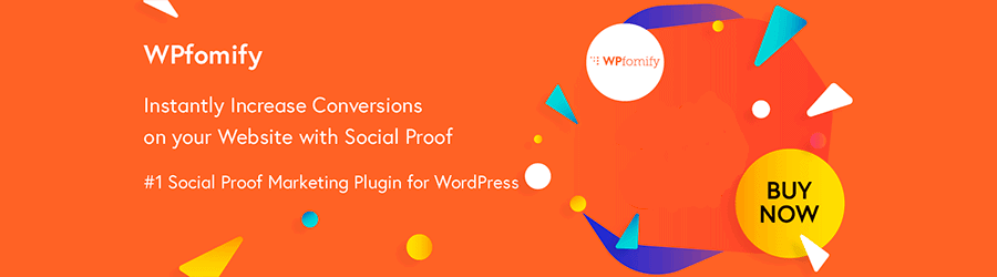 WPfomify - up to 50% off