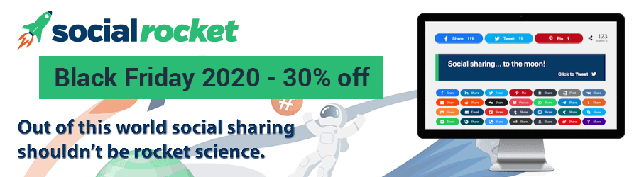 Social Rocket Pro - 30% off