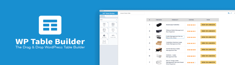 WP Table Builder - 40% off