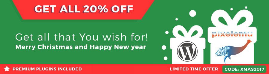 PixelEmu - 20% Off Christmas 2017 / New Year 2018